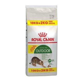 12kg Active Life Outdoor Royal Canin Katzenfutter trocken - 2kg gratis!