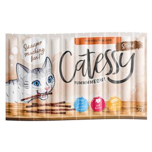 10x5g Sticks med Fjerkræ & Lever Catessy kattesnacks