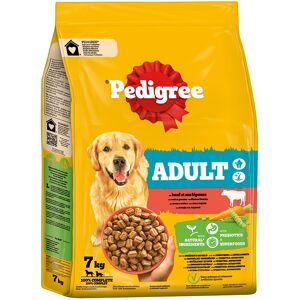 Pedigree Vital Adult med oksekød og grøntsager - Sparpakke: 2 x 7 kg