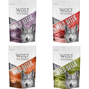 Blandet pakke: Wolf of Wilderness Wild Bites - Mix III: 4 varianter (720 g)