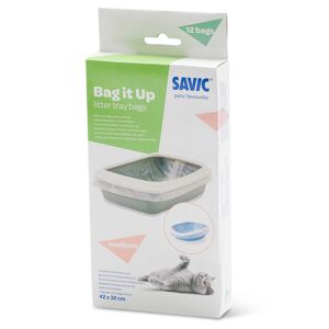 Savic Iriz med kant kattebakke - 42 cm - Bag it Up Litter Tray Bags Medium 12 stk.