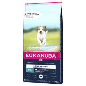 2x12kg Adult Grain Free Adult Small / Medium med Laks Eukanuba hundefoder