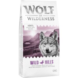 2x12kg Adult Wild Hills And Wolf of Wilderness kornfrit hundefoder