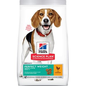 Hill's Science Plan Adult 1+ Perfect Weight Medium, kylling - 2 x 12 kg