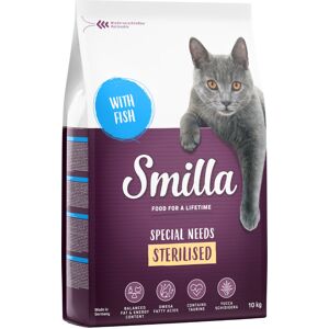 2x10kg Smilla Adult Sterilised Fisk tørfoder til katte