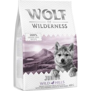 400g JUNIOR Wild Hills - And Wolf of Wilderness hundefoder