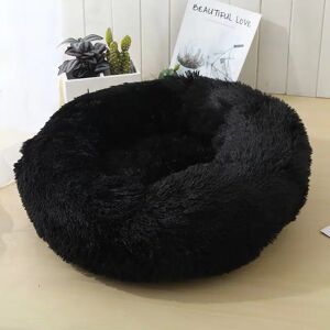 Satana Blød Og Beroligende Donut Hundeseng (Mange Farver) (Farve: Sort, Stoerrelse: 100 Cm.)