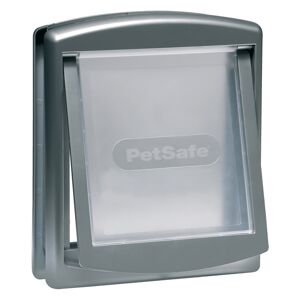 PetSafe 2-vejskæledyrsdør 757 mellem 26,7 x 22,8 cm sølv 5022