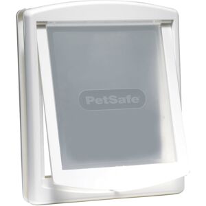 PetSafe 2-vejskæledyrsdør 760 stor 35,6 x 30,5 cm hvid 5023