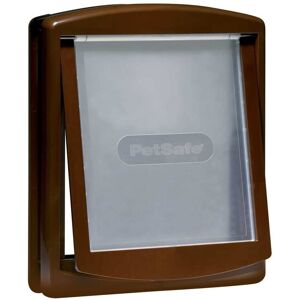 PetSafe 2-vejskæledyrsdør 755 stor 35,6 x 30,5 cm brun 5024