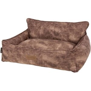 Scruffs & Tramps hundeseng Kensington str. L 90x70 cm brun