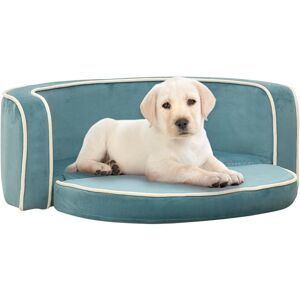 vidaXL foldbar hundesofa 73x67x26 cm vaskbar hynde plys turkis