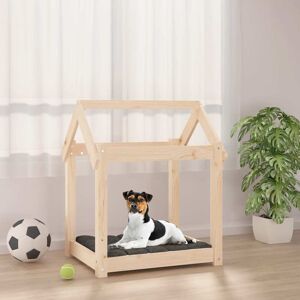 vidaXL hundeseng 61x50x70 cm massivt fyrretræ