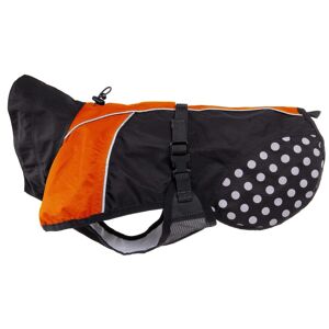 Non-stop Dogwear Beta Pro Raincoat  Orange 24, Black/Orange