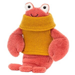 Jellycat Bamse - 21x12 Cm - Cozy Crew Lobster - Jellycat - Onesize - Bamse