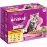 24x85g Junior Fjerkræ udvalg i gelé Whiskas Blandet Kattemad