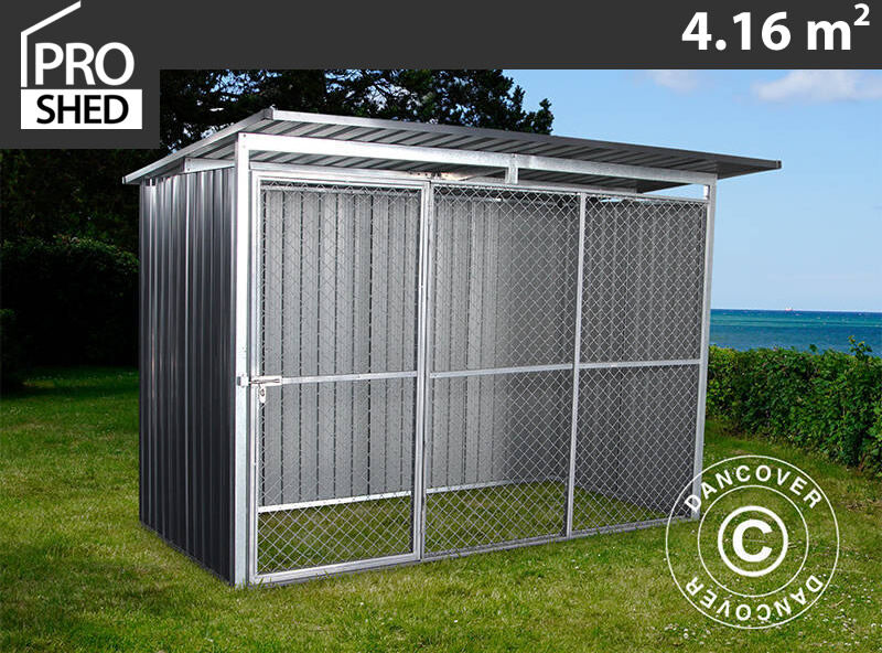 Dancover Løbegård til hunde 2,6x1,6x1,8m ProShed®, Antracit