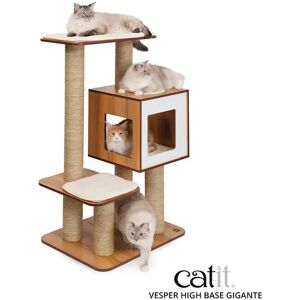 Rascadores Gatos Catit Vesper High Base Gigante Roble - CATIT