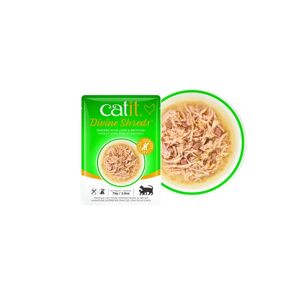 Catit Divine Shreds Sopa Pollo Hígado Brócoli 75g - CATIT