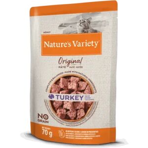 Comida Natural Gato NatureS Variety Feline Adult Original Pavo 12X70Gr - Natures Variety