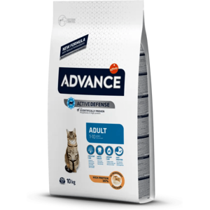 Comida Natural Gato Advance Feline Adult Pollo Arroz 10Kg - ADVANCE