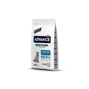 Comida Natural Gato Advance Feline Adult Sterilized Pavo 10Kg - ADVANCE
