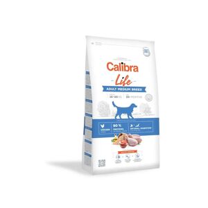 Premium Natural Perro Calibra Dog Life Adult Medium Breed Pollo 12Kg - CALIBRA