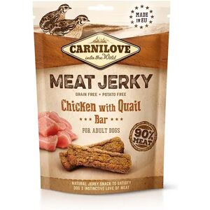 Proteinas Pero Adulto Carnilove Jerky Codorniz Y Pollo Barritas 12X100Gr - CARNILOVE