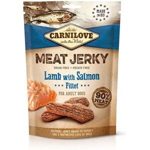 Proteinas Pero Adulto Carnilove Jerky Cordero Y Salmon Filetes 12X100Gr - CARNILOVE