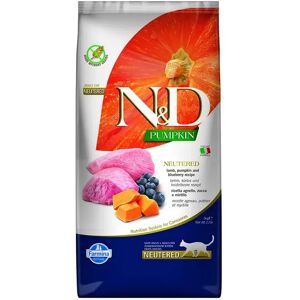 Comida Natural Gato Farmina Nd Cat Pumpkin Neutered Cordero Arandano 5Kg - FARMINA