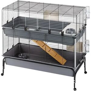 Ferplast Cage Rabbit 120 Double W Stand - FERPLAST