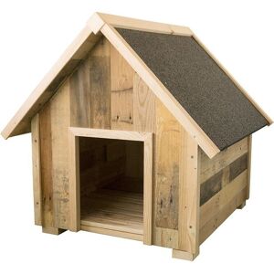 Caseta perros madera ecológica techo impermeable - Kitypet