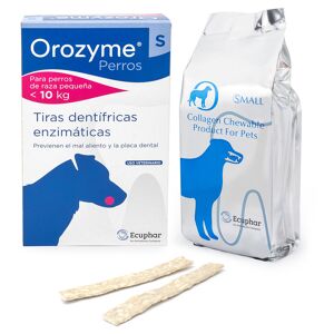 Orozyme 224g  tiras snack dental para perros pequeños