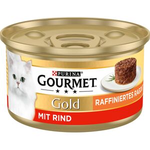 Gourmet 24x85g  Gold Tartelette Buey comida para gatos