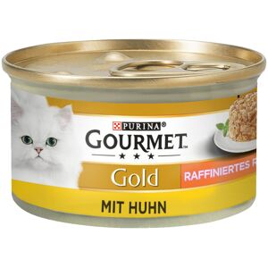 Gourmet 24x85g  Gold Tartelette Pack mixto II: pollo / buey para gatos