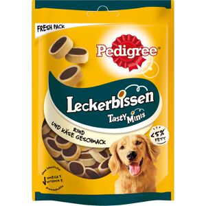 Pedigree 6x140g Tasty Bites con queso y vacuno  snacks para perros