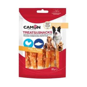 Camon Snacks Láminas Blandas Pollo Y Pescado 80g