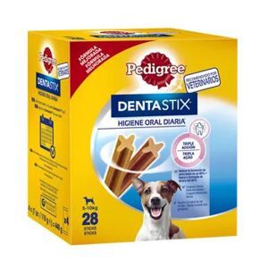 Pedigree Dentastix Snack Perros Razas Pequeñas Pack Mensual 28 Barritas