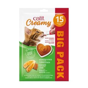 Catit Big Pack Creamy Snack Cremoso Pollo Y Cordero 10g 15 Uds