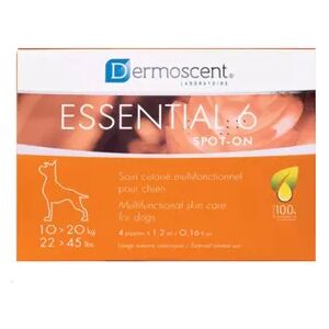 Dermoscent Essential 6 Spot On Perro 10-20 Kg 4 Uds