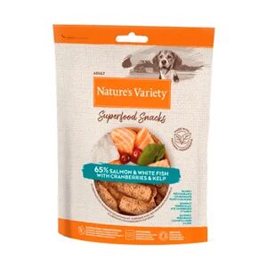 Nature's Variety Superfood Snack Dog Adult Salmon 8 Uds 85g
