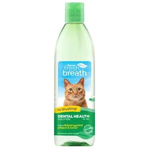 Tropiclean Fresh Breath Solución Higiene Dental Gatos 473 ml