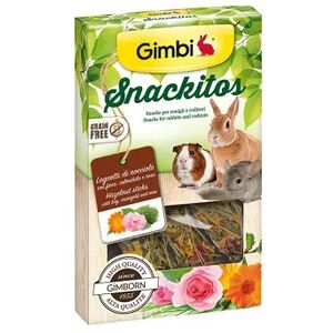 Gimbi Snackitos Madera Avellano Para Roedores Y Conejos 45g