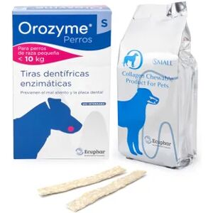 Ecuphar Orozyme Perros Tiras Dentífricas Enzimáticas <10 Kg 24 Uds