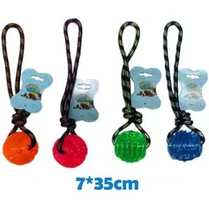 COMPLEMENTOS Tirador Con Pelota Para Perros 7 X 35 Cm - Roja