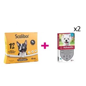 Pack Scalibor 48 Cm + Advantix (4-10 Kg) 8 Pipetas