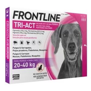 MERIAL Frontline Tri-act (20-40 Kg) 3 Pipetas