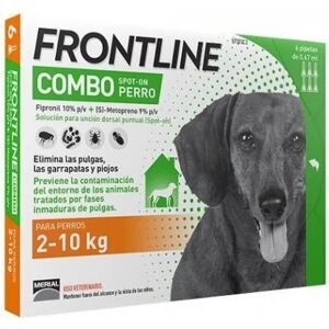 MERIAL Combo Frontline (2-10 Kg) 6 Pipetas Grande