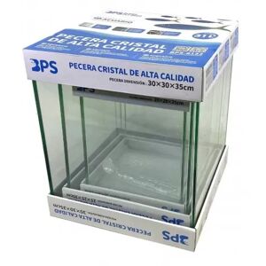 COMPLEMENTOS Acuario De Cristal Con Tapa Xr-200 28 L - 30 X 30 X 35 Cm