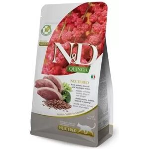 Farmina Nd Quinoa Grain Free Neutered Pato Gato 2 X 5 Kg